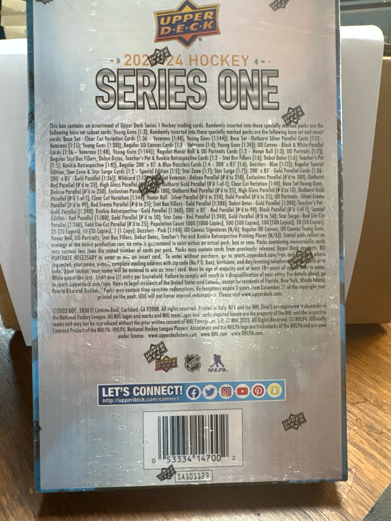 2023-24 Upper Deck Series One Hockey Hobby