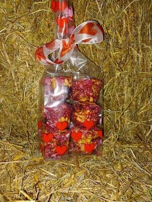 6 mini muffins geschenkverpakking Valentijn
