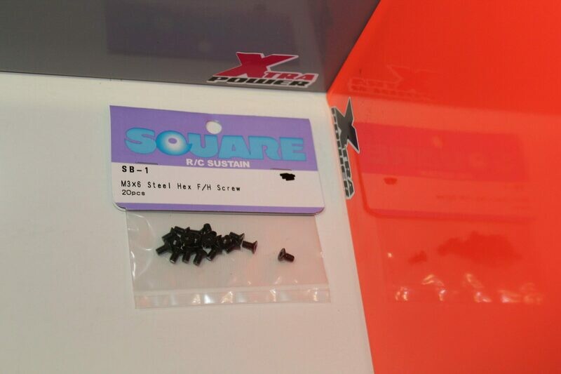 M3 x 6mm Steel Hex Screw SB-1 Parsec M3 x 6mm Steel Hex Screw SB-1 Parsec