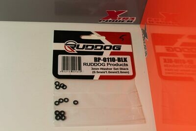 Set of shims 0.5mm/1.0mm/2.0mm    RP-0110-BLK