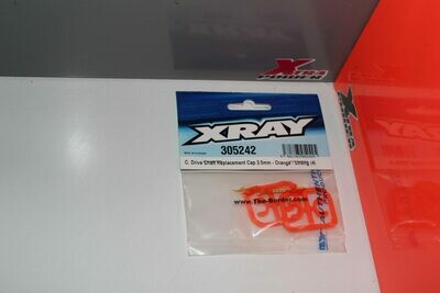 Drive Shaft Replacement Cap 3.5mm Orange Strong     Xray 305242