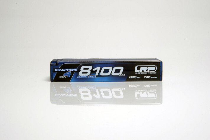 To Order!!!!   LRP 2S Stock Spec 65/130C 8100 mAh Graphene4