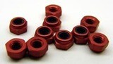 Red Aluminium Locknuts    1412