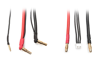 LRP Double-charging lead - 4mm/5mm 2S LIPO Hardcase incl.. XH Balancing Adapter 65813