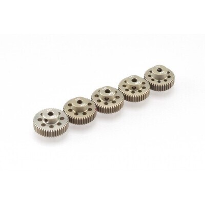 RUDDOG 64dp Aluminium Pinion 5-pack (41, 42, 43, 44, 45T)    RP-0111