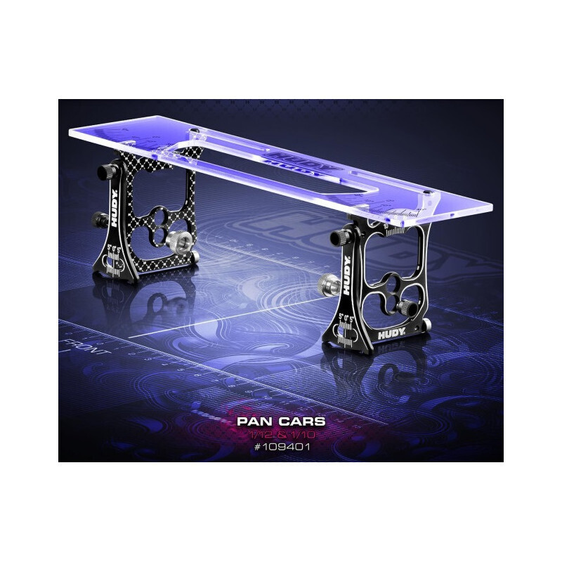 HUDY Set-up station for 1/12 (and 1/10) pan car     109401