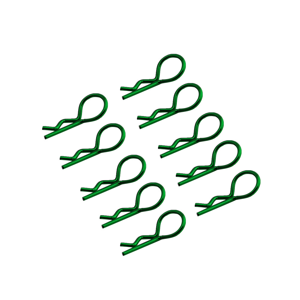 Bodyclips 1/10 GREEN  10pcs     DTEL01004B1