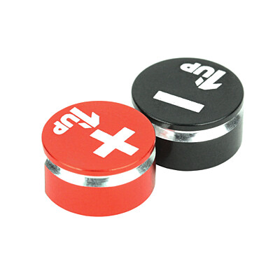 LowPro Bullet Plug Grips Red/Black 1UP    190430