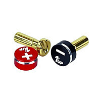 4mm Bullet Plugs + LowPro Bullet Plug Grips 1UP    190431