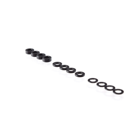 Set of shims 0.5mm/1.0mm/2.0mm    RP-0110-BLK