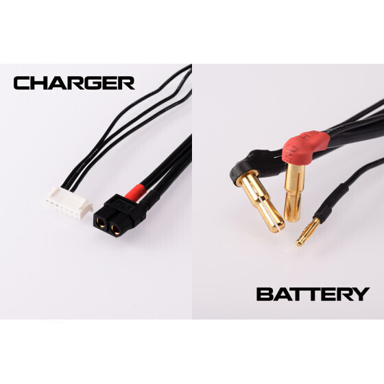 RUDDOG 2S Charging lead 30cm (4/5mm, 2mm) (XT60)    RP-0221