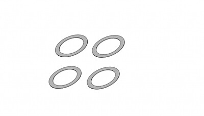 Awesomatix SH0.1 - 6x8x0.1mm Shim    SH0.1
