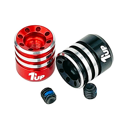 1up Racing Heatsink Bullet Plug Grips - Fits LowPro Bullet Plugs (2pcs)    190434