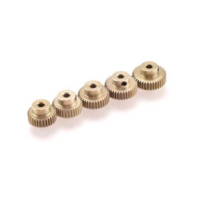 RUDDOG 64dp Aluminium Pinion 5-pack (32, 34, 36, 38, 40T)    RP-0049