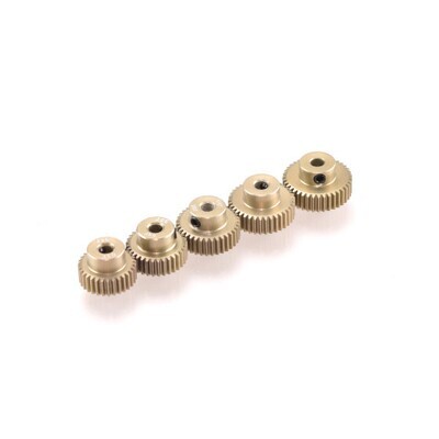 RUDDOG 64dp Aluminium Pinion 5-Pack Odd (31,33,35,37,39T)    RP-0050