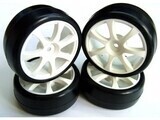 TEAM POWERS 1:10 Touring Car Rubber Tire Set (Pre-Glue, 26R, Carpet)    TPR-TPG2614-H