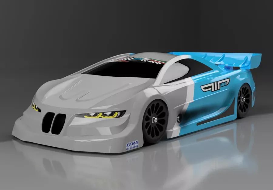 PIPaero TC200 Nitro Touring Body Shell 200mm (clear)