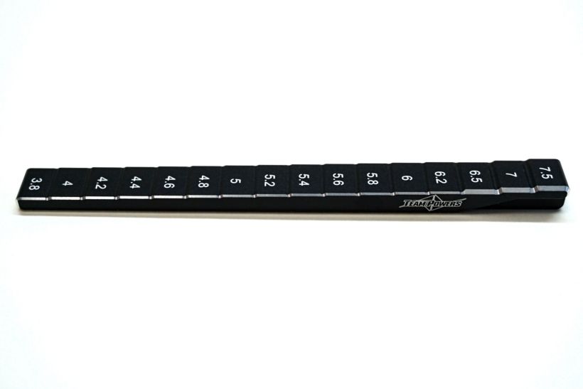 Team Powers Ride Height Gauge (3.8 tot 7.5mm)      TPR-RHG