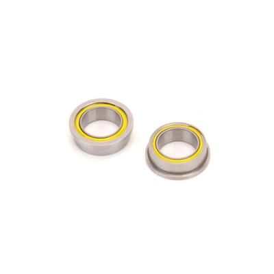U4980  Ball Bearing - 1/4x3/8x1/8 Flanged Yellow - (pr)