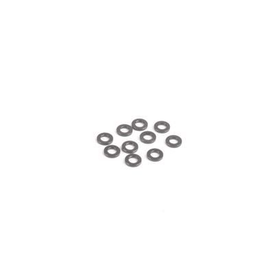 U7710 M3 Black Alloy Washers 1.00mm (pk10)