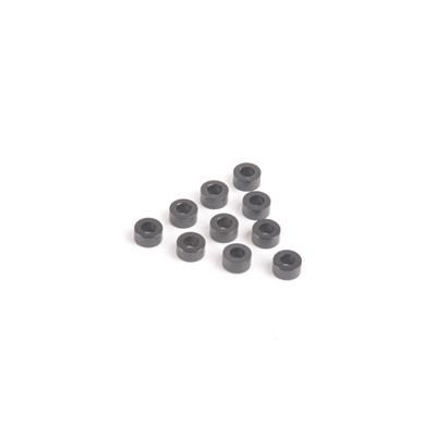 U7712  M3 Black Alloy Washers 3.00mm (pk10)