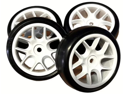 Ride TR09 Slick Tires (belted) on 10-Spoke Wheel, NOT GLUED!!!