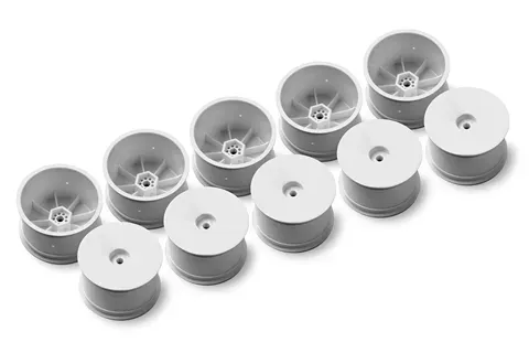 XRAY 2WD/4WD Rear Wheel Aerodisk Hard incl. 12mm Hex Ver.2 IFMAR - White (10) XRAY 2WD/4WD Rear Wheel Aerodisk Hard incl. 12mm Hex Ver.2 IFMAR - White (10)