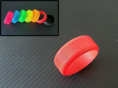 Vigor High Grip Stuurpad voor Sanwa & Futaba (Rood)