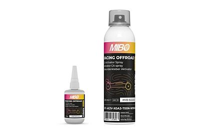 MIBO Racing Offroad CA Bandenlijm (50 g) + Activatorspray (200 ml)   MB-8212.SET.EU