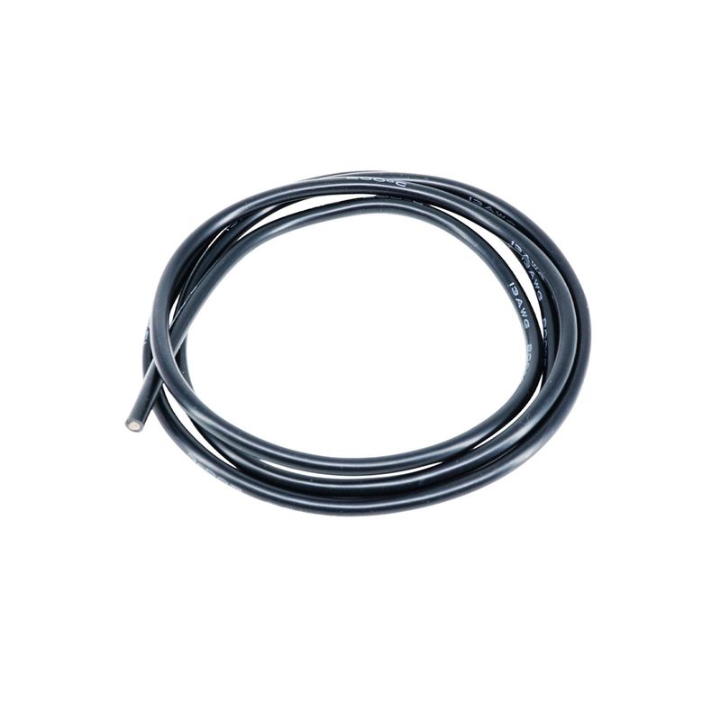 13 awg Silicone Wire (1 Meter) BLACK XCE-0152.2
