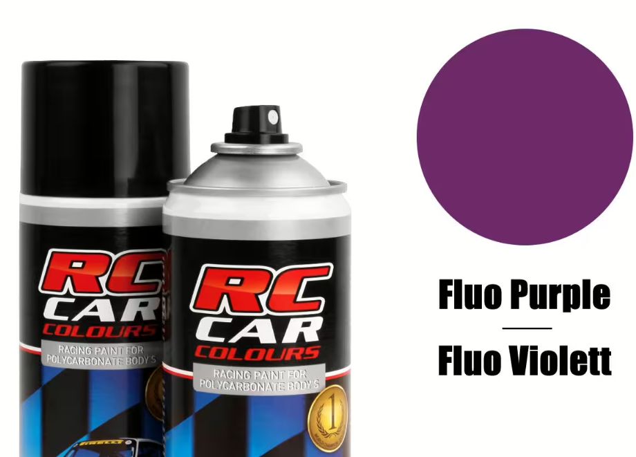 RC Car Colours Lexan Spray 150ml - Fluo Purple 1013