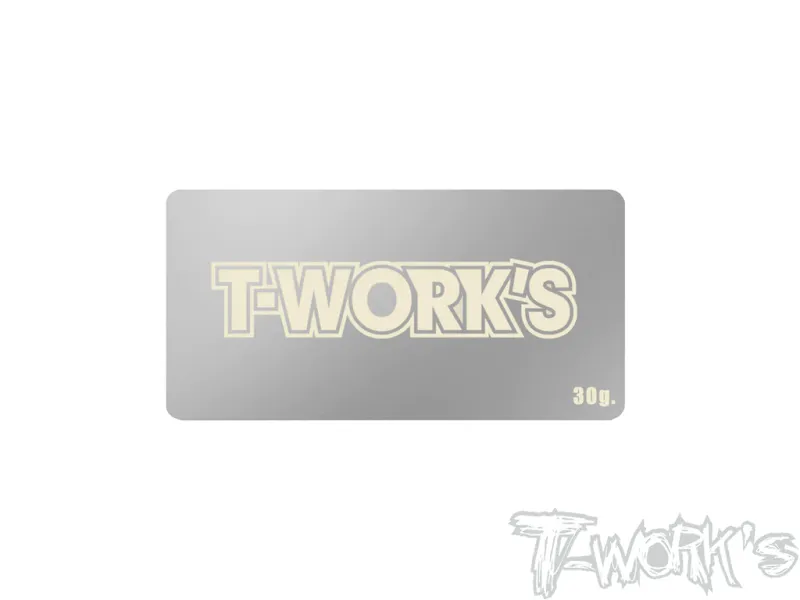 T-Work's korte batterijgewicht 30 g (43x92 mm) TA-135-B