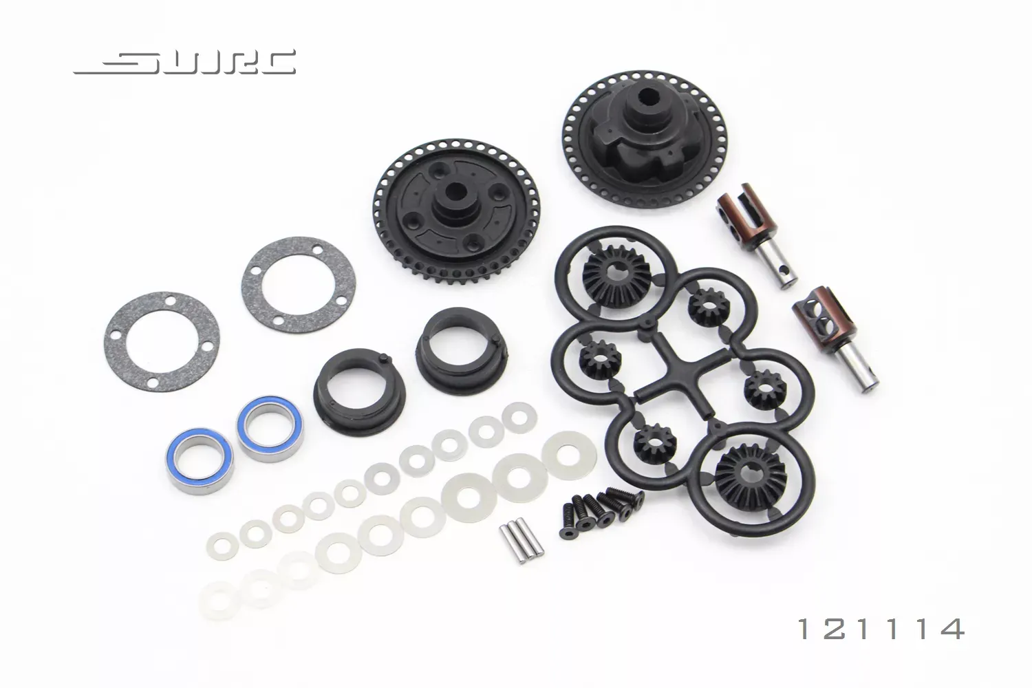 SNRC 121114 1/10 RC Accessories OPTIONAL GEAR DIFFERENTIAL-PLASTIC SET S2 CUP 3.6mm