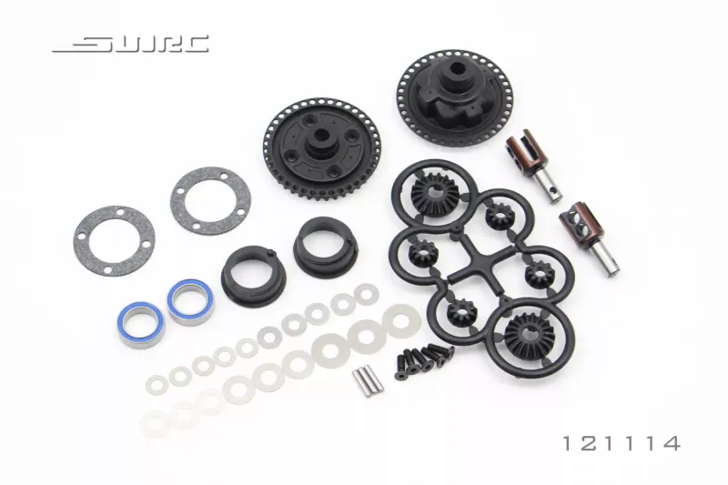 SNRC 121114 1/10 RC Accessories OPTIONAL GEAR DIFFERENTIAL-PLASTIC SET S2 CUP 3.6mm
