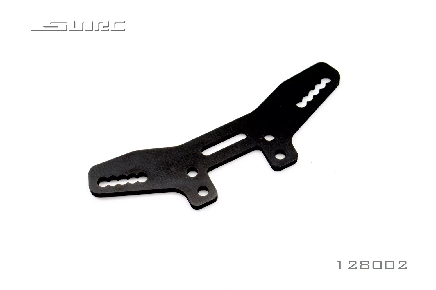 SNRC 128002 1/10 RCAccessories GLASS FIBER FRONT SHOCK TOWER R2 2.5mm(1)