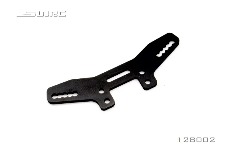 SNRC 128002 1/10 RCAccessories GLASS FIBER FRONT SHOCK TOWER R2 2.5mm(1)