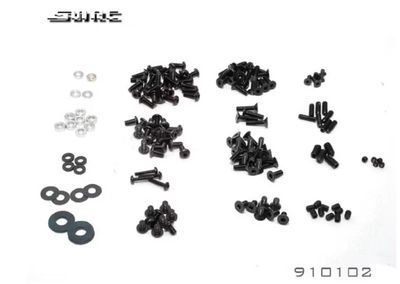 SNRC 910102 Schroevenset voor compleet R3 chassis in zwart