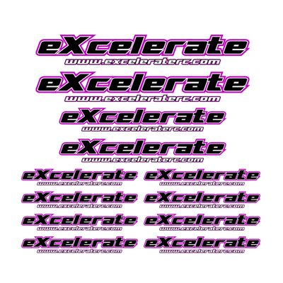 eXcelerate Decal Sheet