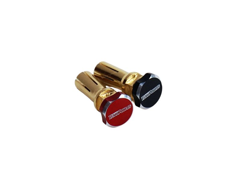 Team Powers 5mm Easy Lock Golden Plug for Lipo Battery  TPR-G5-ELG
