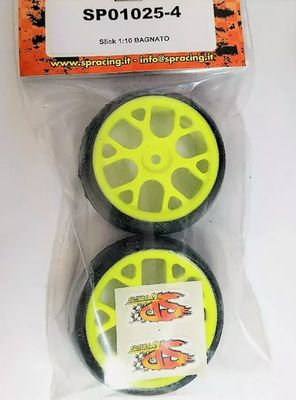 SP Racing Wet Asphalt Pre-Glued 1/10 Touring Tyres