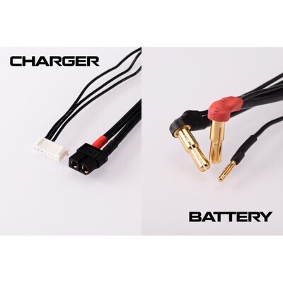 RUDDOG 2S Charging lead 30cm (4/5mm, 2mm) (XT60)    RP-0221