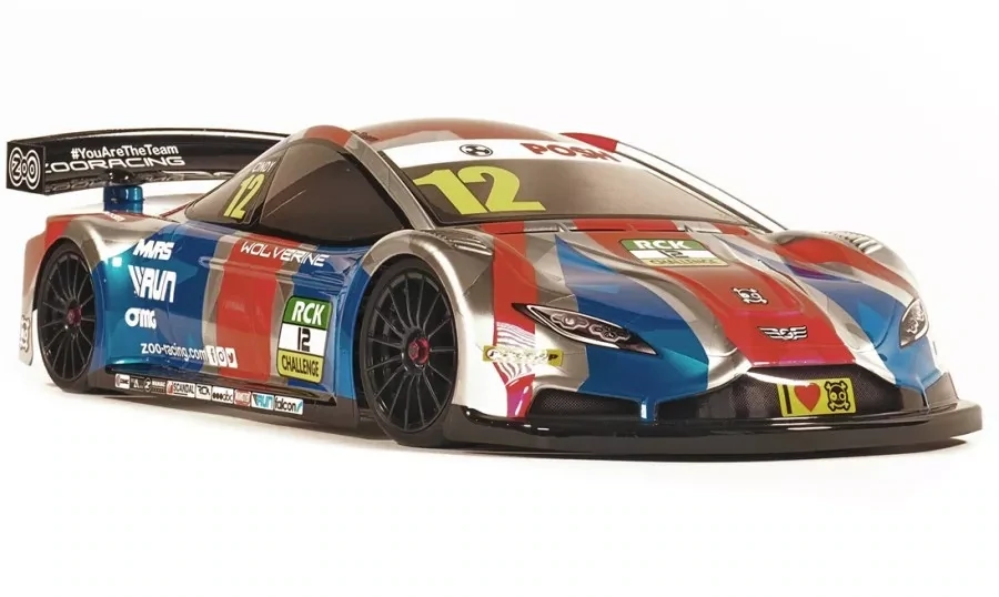 ZooRacing Wolverine MAX Touring Car Body - 0.5mm LIGHTWEIGHT ZR-0015-05 ZooRacing Wolverine MAX Touring Car Body - 0.5mm LIGHTWEIGHT ZR-0015-05