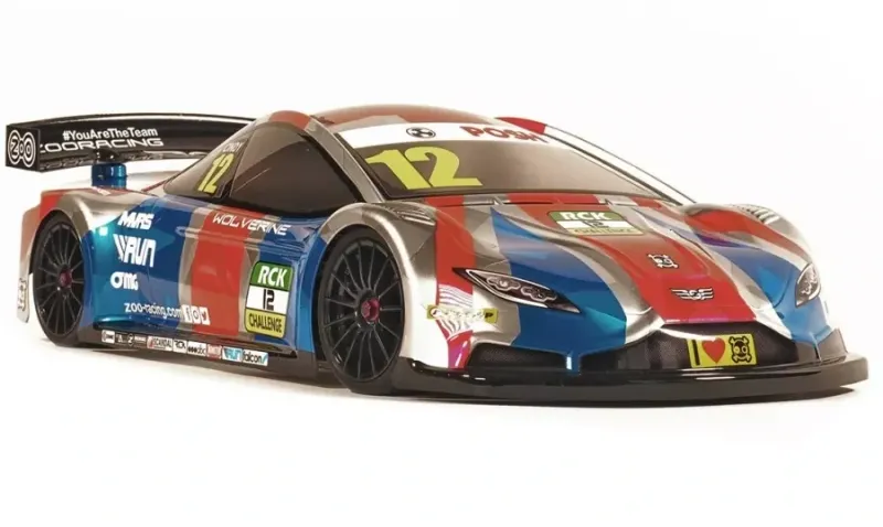 ZooRacing Wolverine MAX Touring Car Body - 0.5mm LIGHTWEIGHT    ZR-0015-05