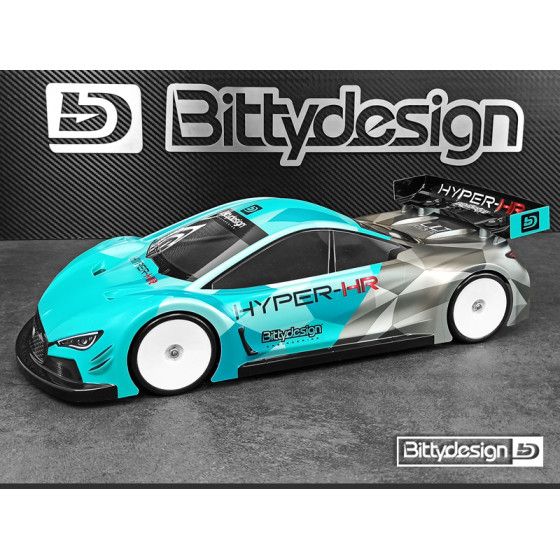 Bittydesign HYPER-HR 1/10 190mm TC clear body - Light weight