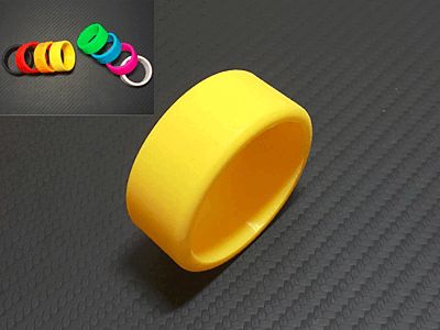 Vigor High Grip Stuurpad voor Sanwa & Futaba (Geel) TA315-SY
