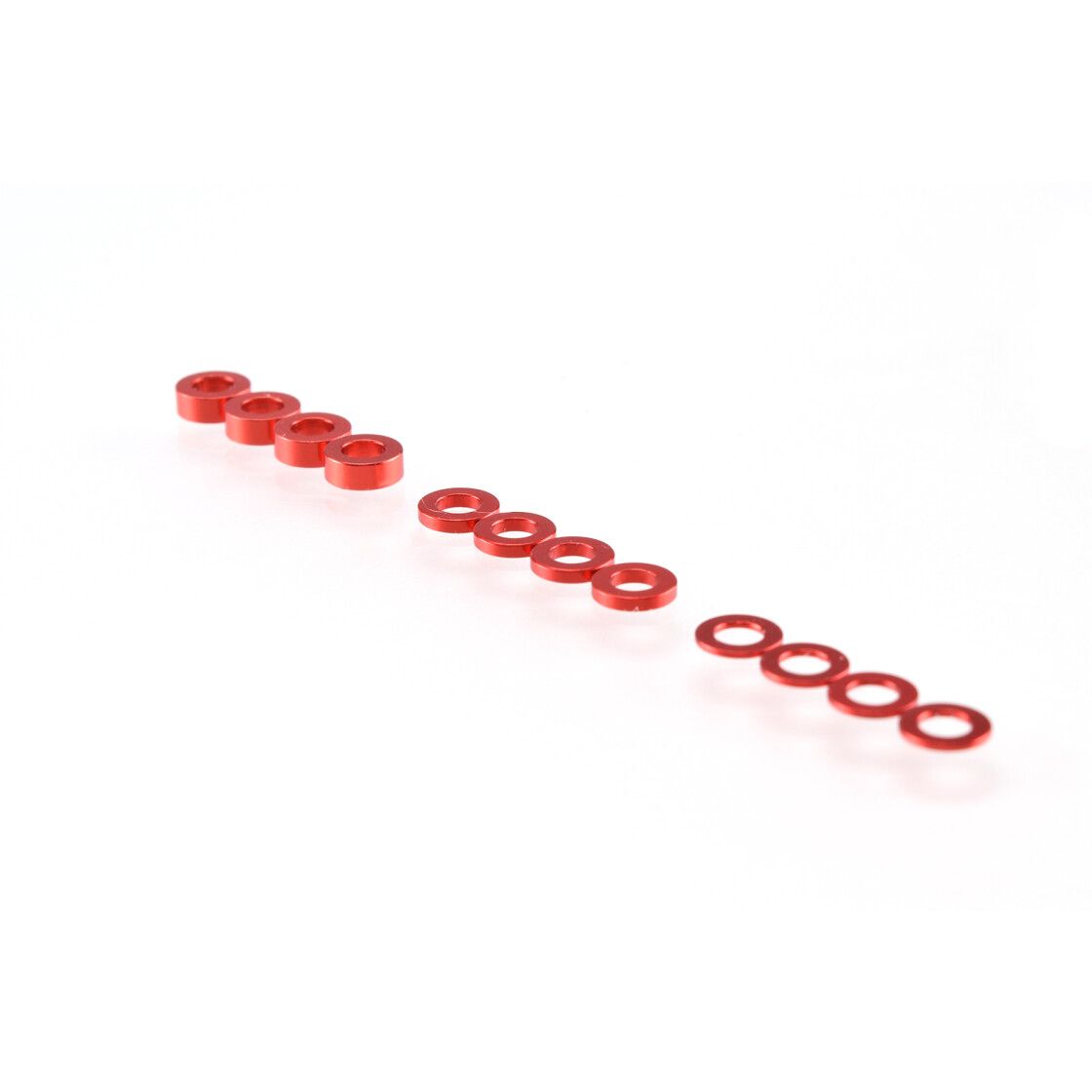 RUDDOG 3mm ringenset red (0,5mm/1,0mm/2,0mm) RP-0110-RED