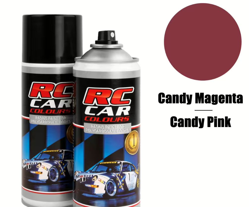 RC Car Colours Lexan Spray 150ml - Candy Magenta 1022