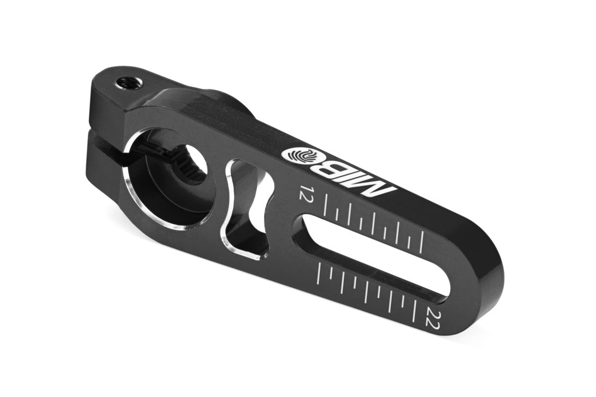 MIBO Aluminium Verstelbare 12-22mm Servohoorn 25T (Zwart) MB-2411B MIBO Aluminium Verstelbare 12-22mm Servohoorn 25T (Zwart) MB-2411B