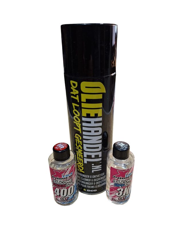 Xtrapower Touring starter-olie: 400 cst, 3000 cst en brake cleaner