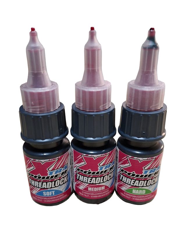 Xtrapower Threadlocks (locktite) set of 3 strengths